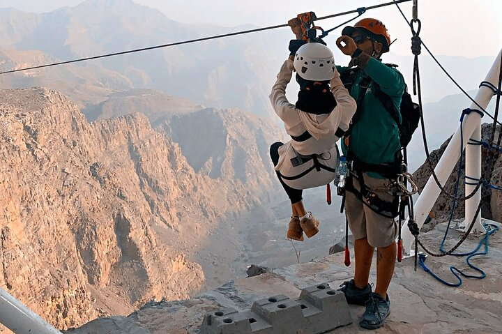 Jebel Jais Sky Tour – World’s Longest Zipline Tour From Dubai - Photo 1 of 6